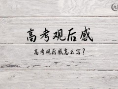 高考观后感800字（7篇）