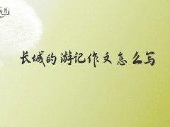 长城的游记作文怎么写1000字（7篇）