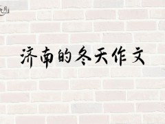 济南的冬天作文600字（22篇）