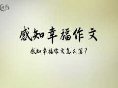 感知幸福作文600字（5篇）