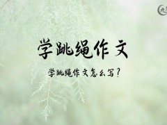 学跳绳作文500字（9篇）