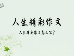 人生精彩作文700字（14篇）